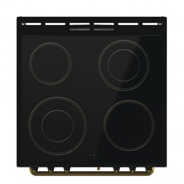 Gorenje GECS6B70CLB Κουζίνα 71lt με Κεραμικές Εστίες Π60εκ. Μαύρη